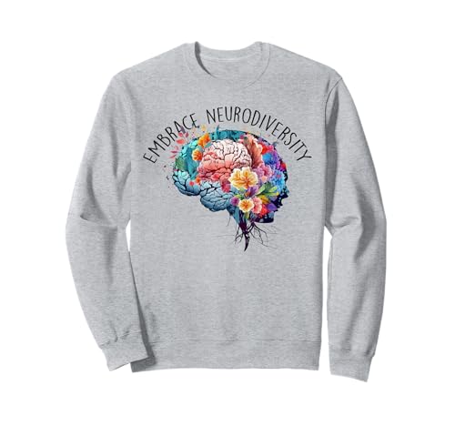 Embrace Autismus ASD ADHS Tie Dye Brain Men Women Kids Sweatshirt Embrace Autismus ASD ADHS Tie Dye Brain Men Women Kids Sweatshirt von Tie Dye Brain Embrace Neurodiversity Autism Store
