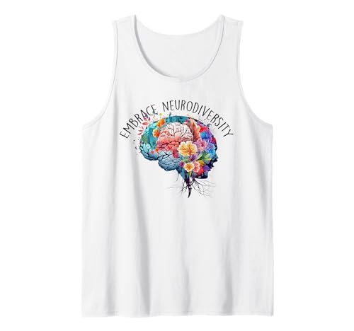 Embrace Autismus ASD ADHS Tie Dye Brain Men Women Kids Tank Top Embrace Autismus ASD ADHS Tie Dye Brain Men Women Kids Tank Top von Tie Dye Brain Embrace Neurodiversity Autism Store