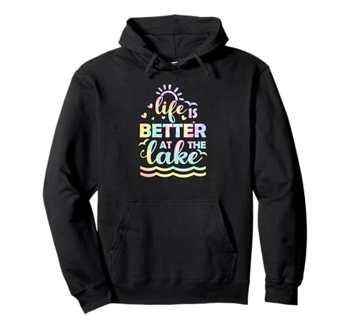 Life is Better at The Lake Tie Dye Lake Life Herren Damen Kinder Pullover Hoodie Life is Better at The Lake Tie Dye Lake Life Herren Damen Kinder Pullover Hoodie von Tie Dye Life Is Better At The Lake Matching Tees