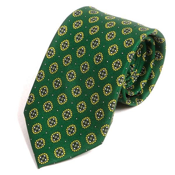 Abramo Grün Medaillon Motiv Ims Krawatte, Geschenk Für Ihn von TieDoctorUK