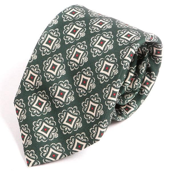 Adolfo Green Boxed Ims Medaillon Krawatte, Geschenk Für Ihn von TieDoctorUK