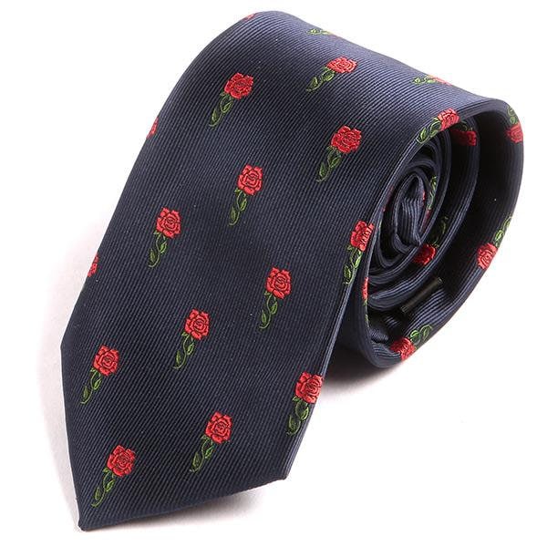 Blaue Gentleman Rose Blumenmuster 7cm Ply Krawatte, Geschenk Für Ihn von TieDoctorUK