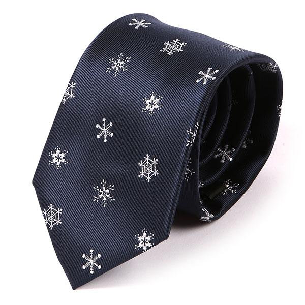 Blaue Schneeflocken Gemustert Ims Krawatte von TieDoctorUK