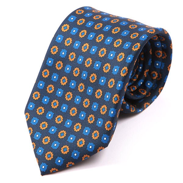 Blaues Monte Motiv Ims Krawatte 7, 5cm von TieDoctorUK