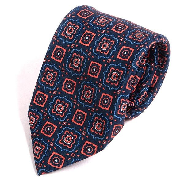 Cass Blue & Orange Mac-Inspiriertes Motiv Druck Krawatte, Geschenk Für Ihn von TieDoctorUK