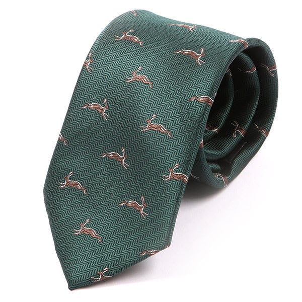 Grüne Hase Gemusterte Krawatte von TieDoctorUK