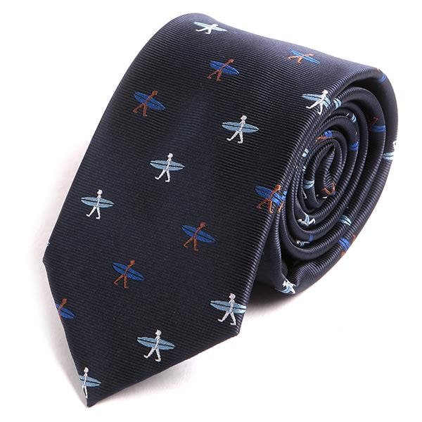 Marineblaue Surfer Krawatte 7, 5cm, Geschenk Für Ihn von TieDoctorUK