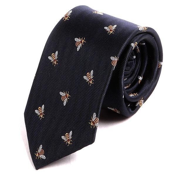 Navy Blau Hummel Muster Krawatte 7, 5cm, Geschenk Für Ihn von TieDoctorUK