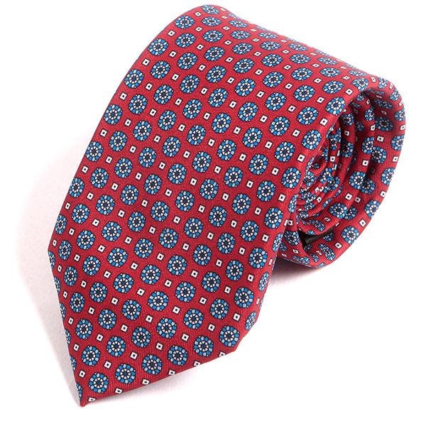 Rocco Rot Mini Medaillon Motiv Krawatte, Geschenk Für Ihn von TieDoctorUK