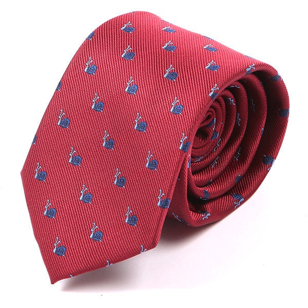 Rote Schnecke Gemusterte Krawatte von TieDoctorUK