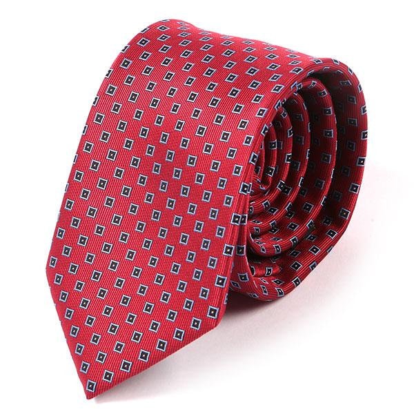 Roter Stan Würfel Poly Krawatte 7cm von TieDoctorUK