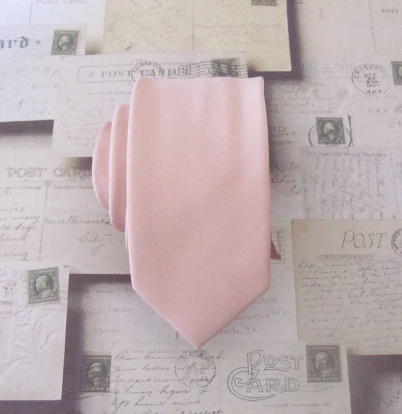 Dusty Pink Herren Krawatten Inspiriert Von David's Bridal Ballet von TieObsessed