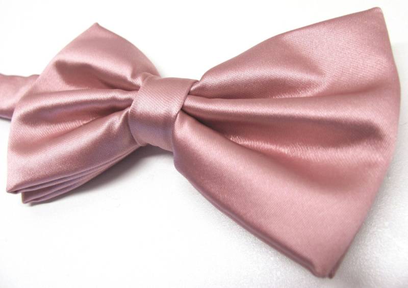 Herren Fliege. Altrosa Fliegen. Dusty Rose Fliege Mit Passendem Einstecktuch Option von TieObsessed