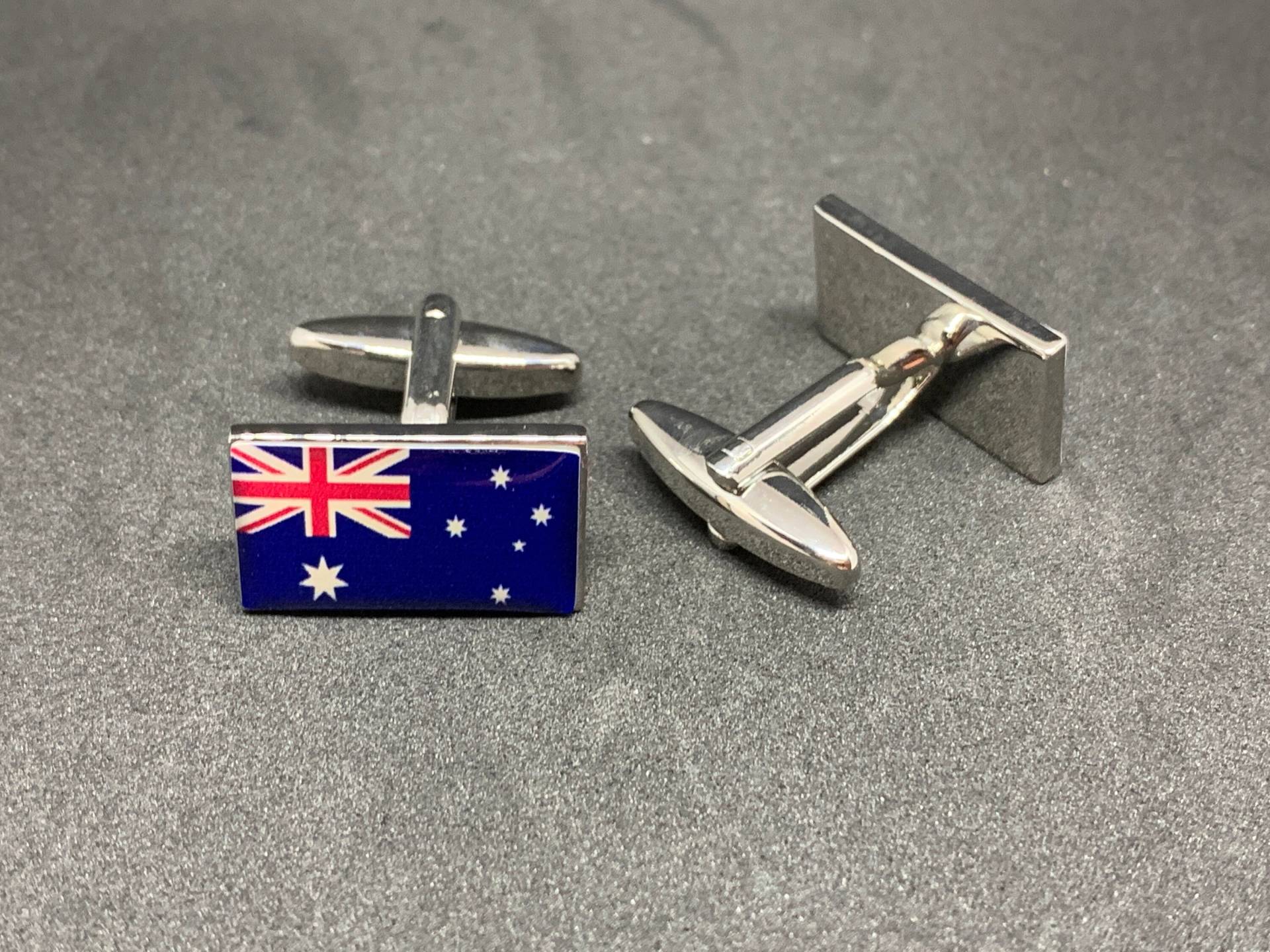 Australien Flagge Manschettenknöpfe von Tieandcufflinks