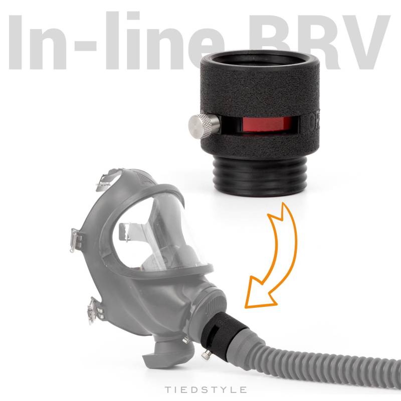 Original In-Line Breathing Resistance Valve For Gas Masks von TiedStyle