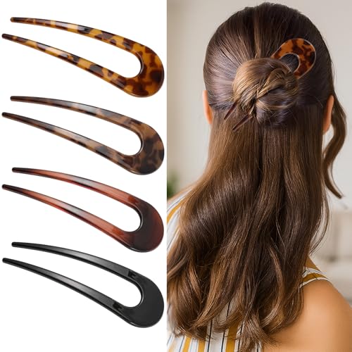 Französische Haarnadel für Frauen, große Stylingnadeln für dünnes dickes Haar, Lialys Haarnadel für Dutt, französische Twist-Pin, gewellt, U-förmig, Urlaubsgeschenke Französische Haarnadel für Frauen, große Stylingnadeln für dünnes dickes Haar, Lialys Haarnadel für Dutt, französische Twist-Pin, gewellt, U-förmig, Urlaubsgeschenke von Tiefebene