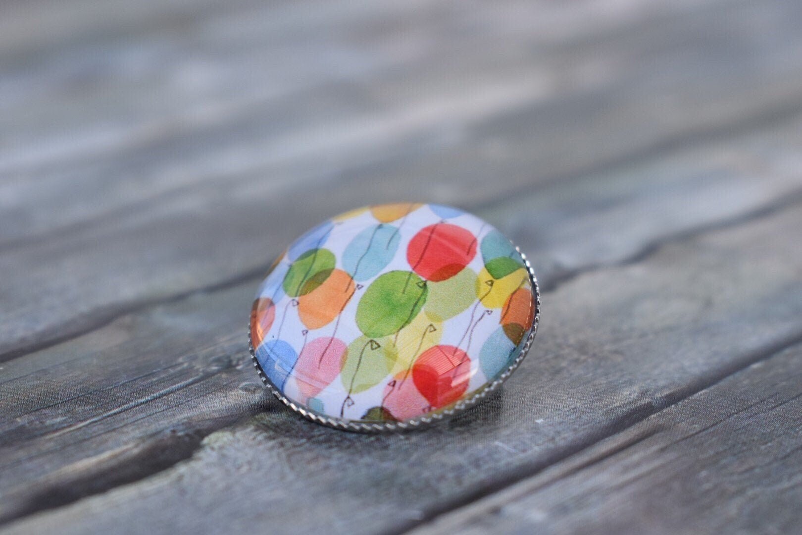 Brosche/Anstecker Pin Button Geburtstag Luftballons Happy Birthday Karneval Fasching Fastnacht "Herzlichen Glückwunsch' Brosche/Anstecker Pin Button Geburtstag Luftballons Happy Birthday Karneval Fasching Fastnacht "Herzlichen Glückwunsch' von TiefseeKirsche