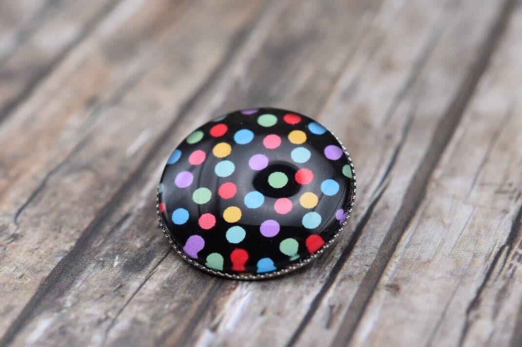Brosche/Anstecker Pin Button Geburtstag Party Happy Birthday "Konfetti' Brosche/Anstecker Pin Button Geburtstag Party Happy Birthday "Konfetti' von TiefseeKirsche