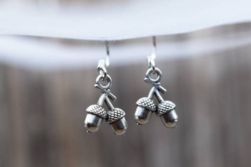 Ohrringe/925'er Silber Frau Ohrhänger Ohrschmuck Eichel Eichelohrringe "Eichel' von TiefseeKirsche