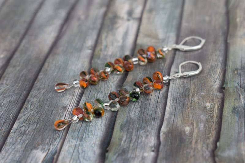 Ohrringe/Hängeohrringe Ohrschmuck Frauenohrringe Glastropfenohrringe "Glastropfen' Ohrringe/Hängeohrringe Ohrschmuck Frauenohrringe Glastropfenohrringe "Glastropfen' von TiefseeKirsche