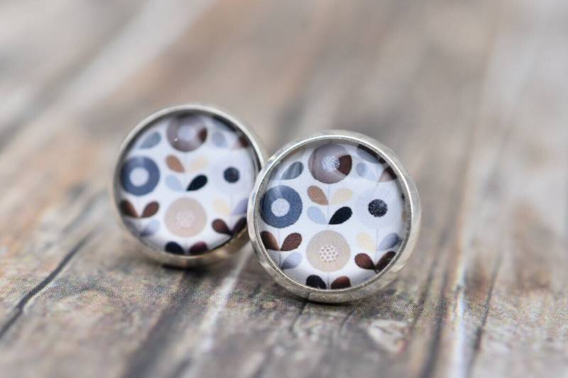 Ohrstecker/Ohrringe Ohrschmuck "Retro Blumen' Ohrstecker/Ohrringe Ohrschmuck "Retro Blumen' von TiefseeKirsche