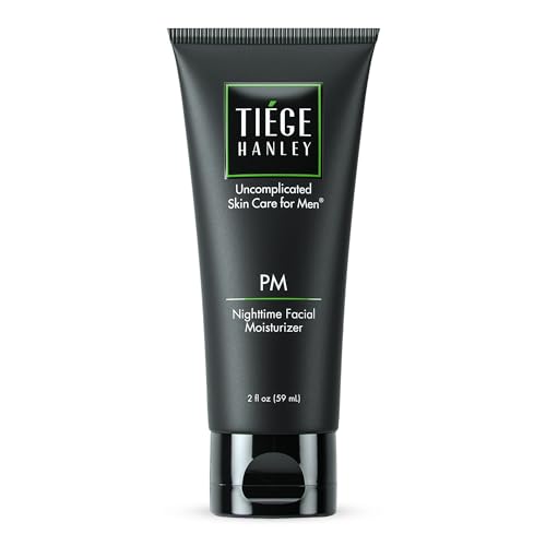 Tiege Hanley Bedtime Moisturizer for Men (PM) | Restore & Replenish Skin at Night | Face Night Lotion | For Dry or Sensitive Skin | Unscented | 2 Ounces von Tiege Hanley
