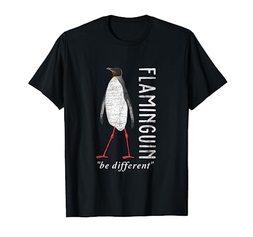 Flaminguin Sei Anders Pinguin T-Shirt von Tier T-Shirts & Geschenkideen