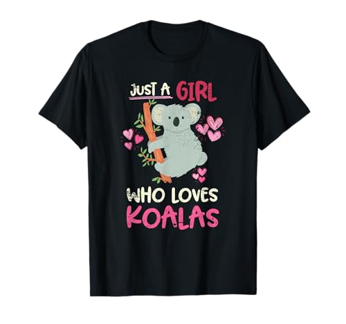 Koala Mädchen T-Shirt von Tier T-Shirts & Geschenkideen