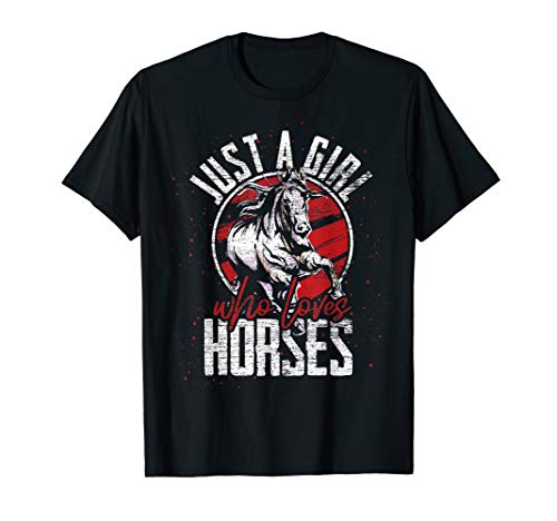 Mädchen Reitsport Geschenk Pferd T-Shirt von Tier T-Shirts & Geschenkideen