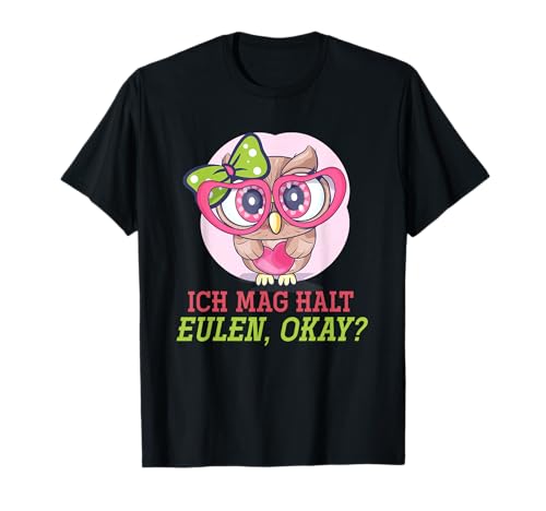Niedliches Eulen Geschenk für Kinder Kauz Vogel Eule T-Shirt von Tier T-Shirts & Geschenkideen