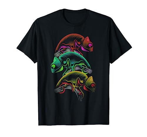 Reptilien Tier Geschenk für Kinder Chamäleon T-Shirt von Tier T-Shirts & Geschenkideen