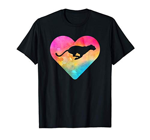 Frauen oder Mädchen Gepard T-Shirt von Tiere und Herzen