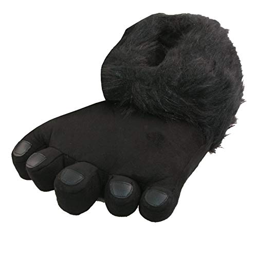 Tierhausschuhe Hausschuhe Big Foot, Schwarz, 41/42, TH-BFOOTB von Tierhausschuhe