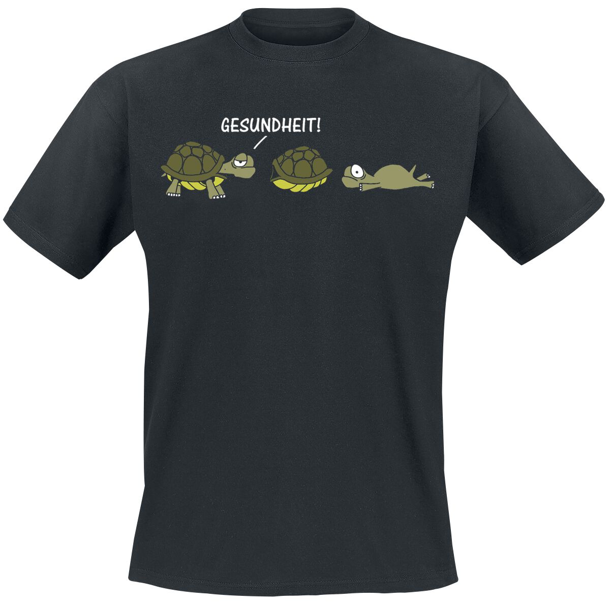 Tierisch Gesundheit! T-Shirt schwarz in L von Tierisch