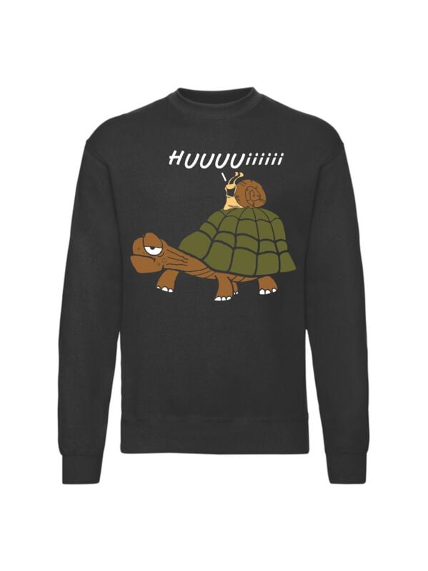 Tierisch Huuuuiiiiii Sweatshirt schwarz in M von Tierisch