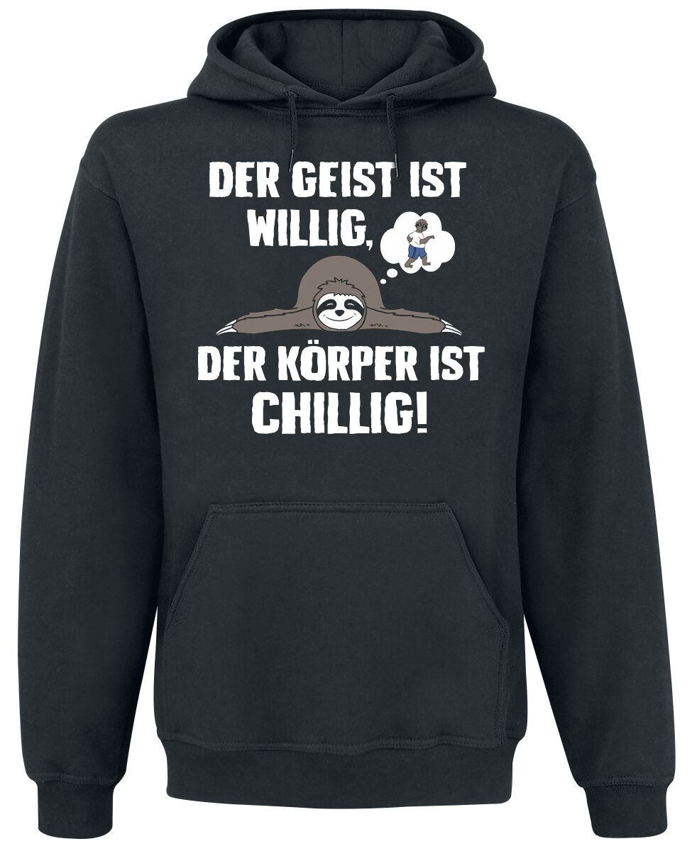 Tierisch Kapuzenpullover - Der Geist ist willig, ... - S bis XXL - für Männer - Größe L - schwarz Tierisch Kapuzenpullover - Der Geist ist willig, ... - S bis XXL - für Männer - Größe L - schwarz von Tierisch