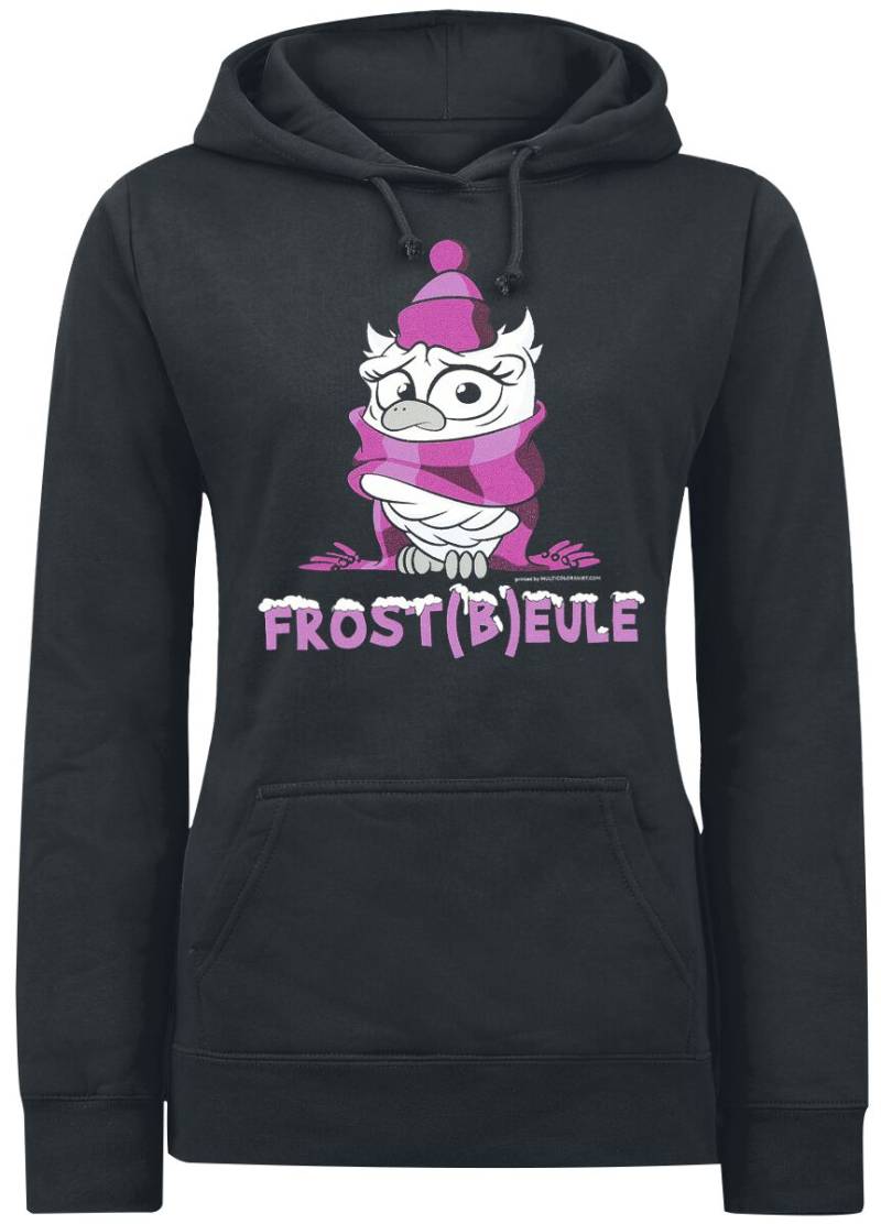 Tierisch Kapuzenpullover - Frost(b)eule - S bis XXL - für Damen - Größe M - schwarz von Tierisch