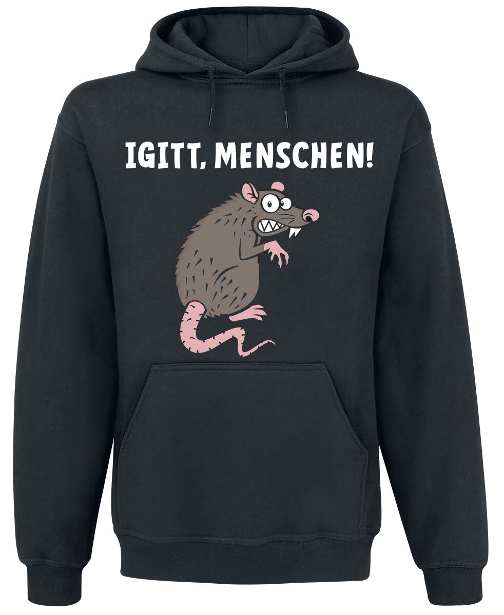 Tierisch Kapuzenpullover - Igitt, Menschen - S bis XXL - für Männer - Größe XXL - schwarz Tierisch Kapuzenpullover - Igitt, Menschen - S bis XXL - für Männer - Größe XXL - schwarz von Tierisch