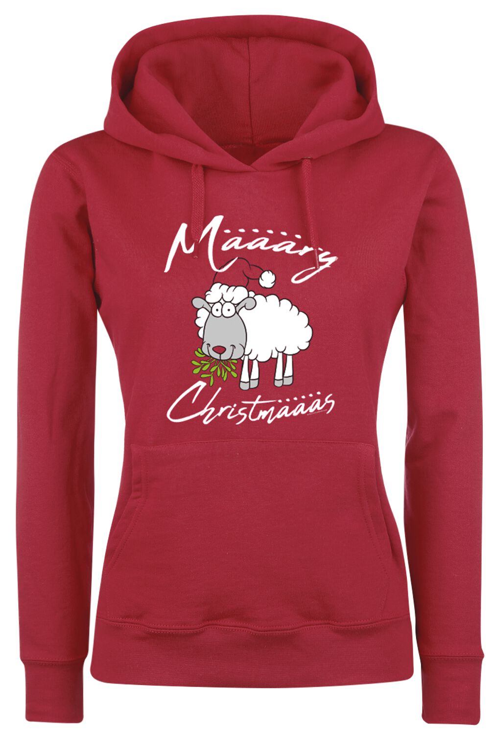 Tierisch Kapuzenpullover - Määäry Christmäääs - S bis XXL - für Damen - Größe XXL - rot Tierisch Kapuzenpullover - Määäry Christmäääs - S bis XXL - für Damen - Größe XXL - rot von Tierisch