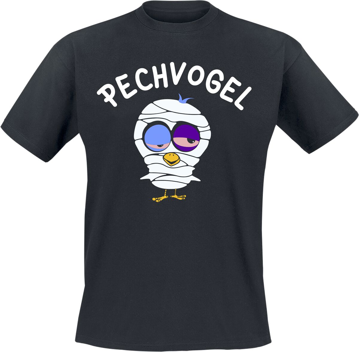 Tierisch Pechvogel T-Shirt schwarz in M von Tierisch