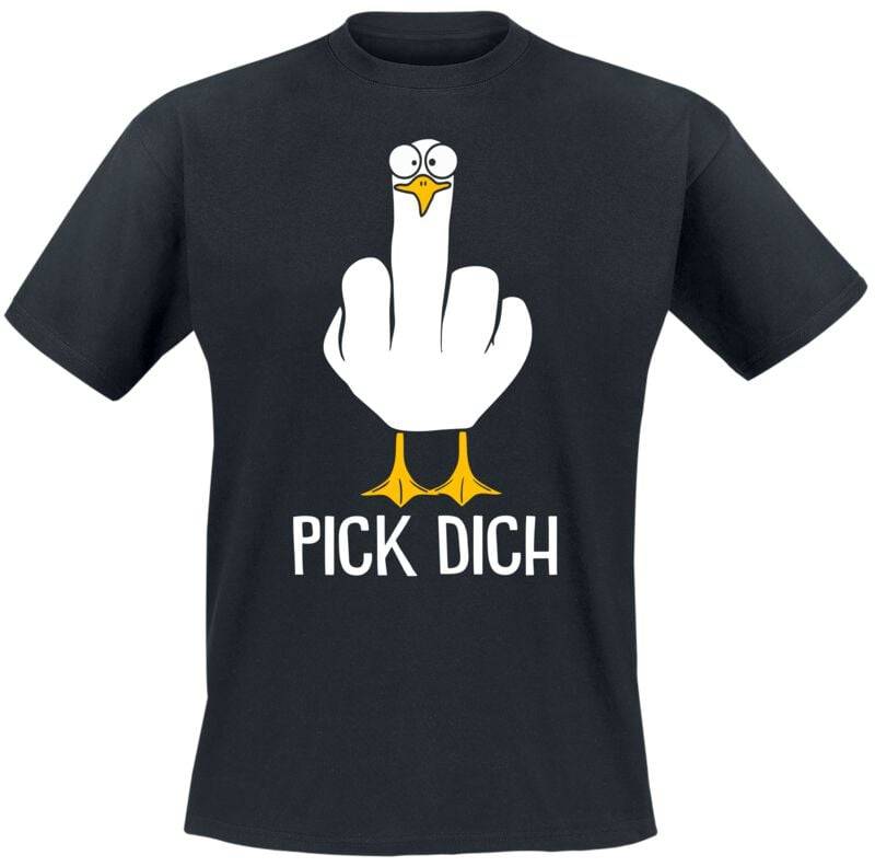 Tierisch Pick Dich T-Shirt schwarz in M von Tierisch