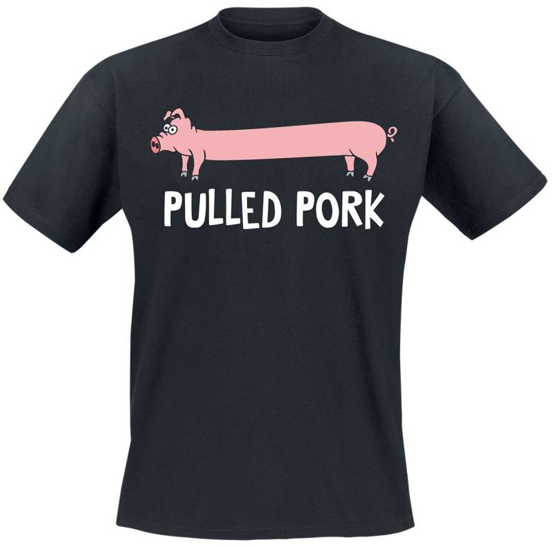 Tierisch Pulled Pork T-Shirt schwarz in XXL von Tierisch