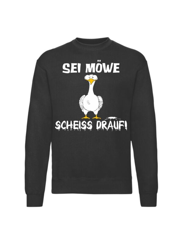 Tierisch Scheiß Drauf Sweatshirt schwarz in XXL von Tierisch