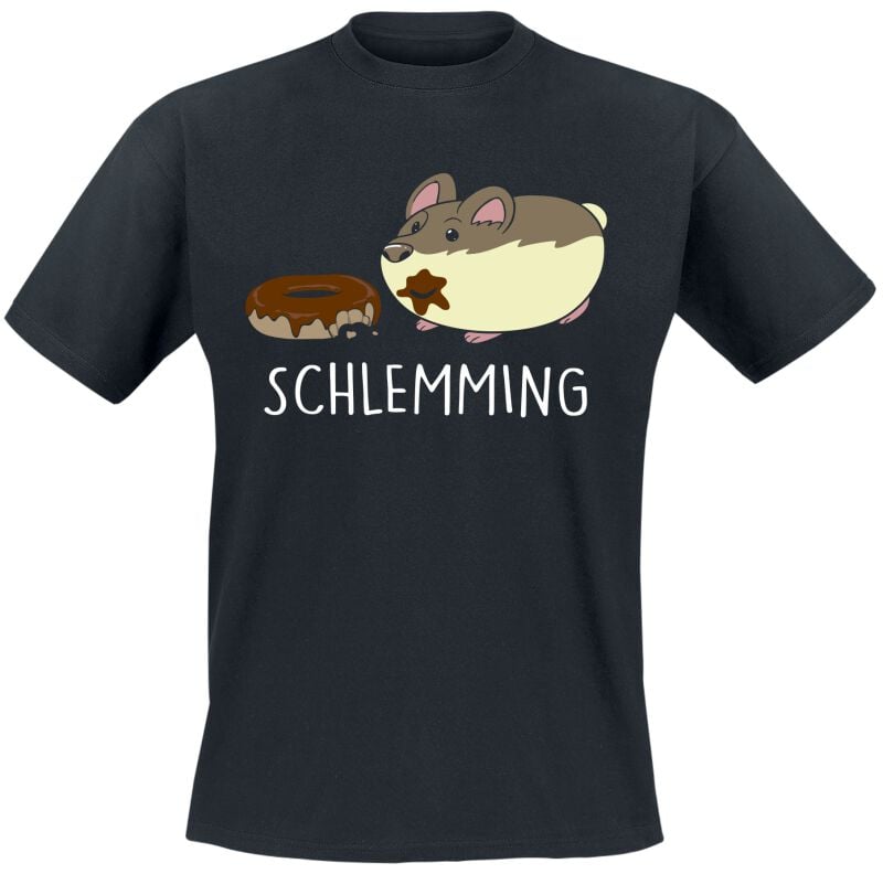 Tierisch Schlemming T-Shirt schwarz in XXL von Tierisch