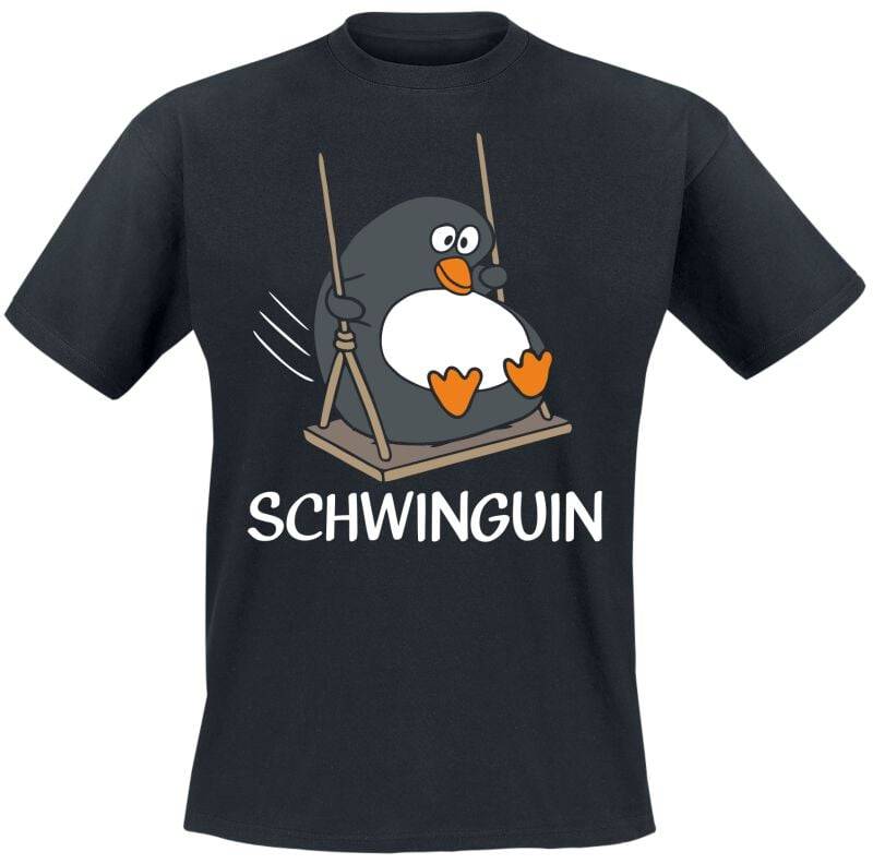 Tierisch Schwinguin T-Shirt schwarz in 3XL von Tierisch