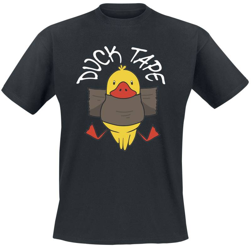Tierisch T-Shirt - Duck Tape - M bis 3XL - für Männer - Größe 3XL - schwarz von Tierisch