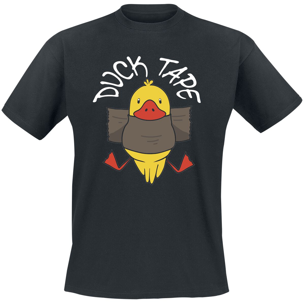 Tierisch T-Shirt - Duck Tape - M bis 3XL - für Männer - Größe M - schwarz von Tierisch