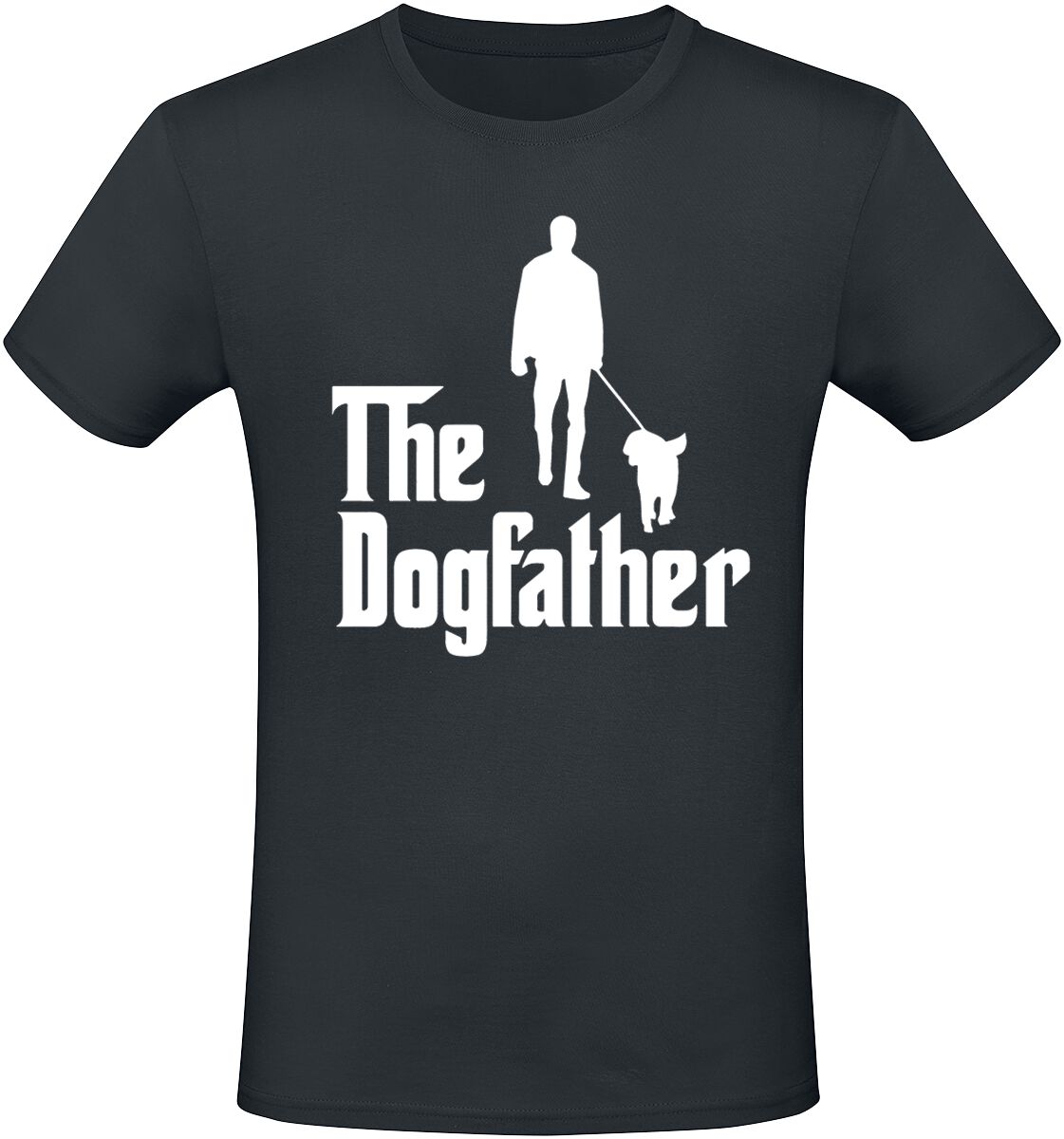 Tierisch T-Shirt - The Dogfather - M bis 3XL - für Männer - Größe M - schwarz von Tierisch