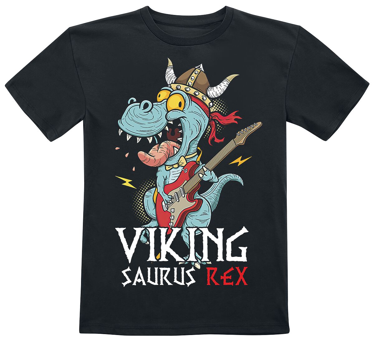 Tierisch T-Shirt - Viking Saurus Rex - 104 bis 164 - Größe 104 - schwarz von Tierisch