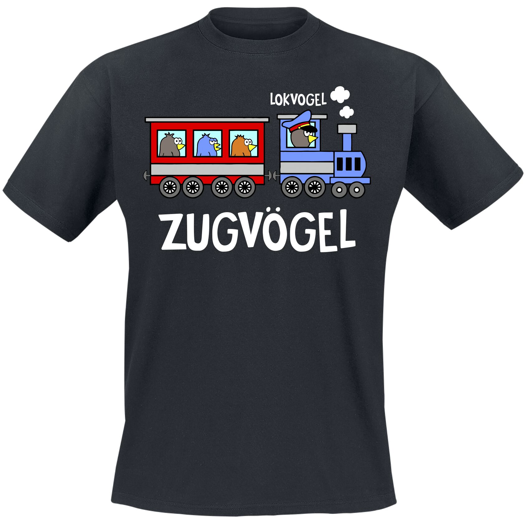 Tierisch T-Shirt - Zugvögel - S bis XL - für Männer - Größe M - schwarz von Tierisch